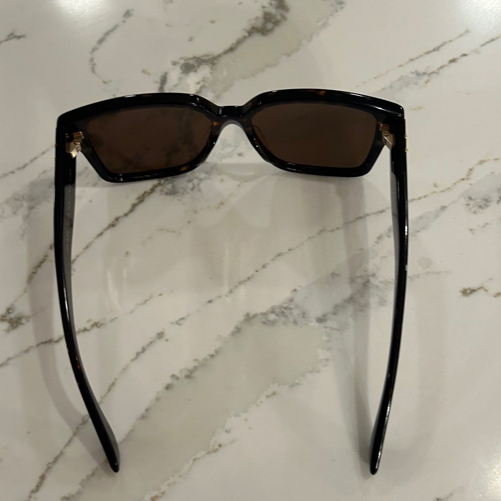 Saint Laurent SL M9 003 Sunglasses Tortoise Shell YSL Monogram Square Womens - Picture 5 of 10